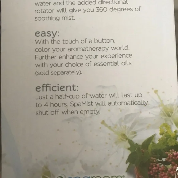 SPA MIST Essential Oil Diffuser (M) - Picture 6 of 8